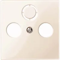 Merten Zentralplatte ws/gl für Antennendose 296744