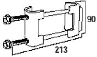 Legrand CM595353 Eisenträgerklemme UFI41 GC