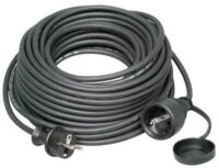 Kopp 147325044 Gummi-Verlängerung 25m H 05 RRf 3G1,5qmm schwarz
