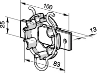 Somfy Altbaulager für Umrüstung 9707113
