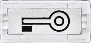 Merten Merten Symbol Schlüssel kl rechteckig 395769