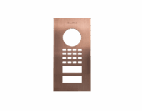 DoorBird D1101V Unterputz Frontblende – Bronze-Optik (PVD)