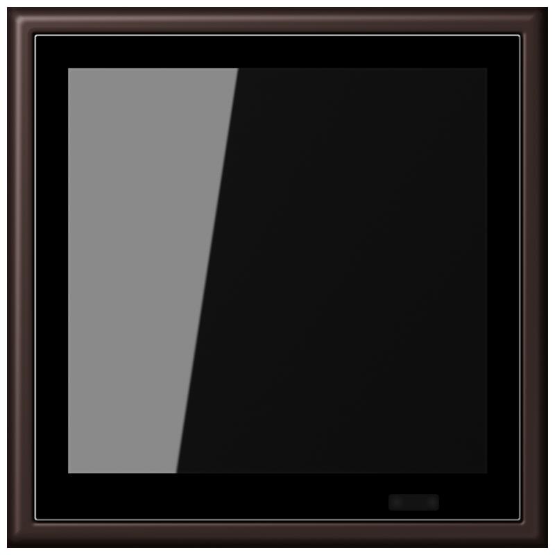 Jung Jung LC 459 D1 S252 KNX Raumcontroller LS TOUCH Serie LS terre dombre brûlée