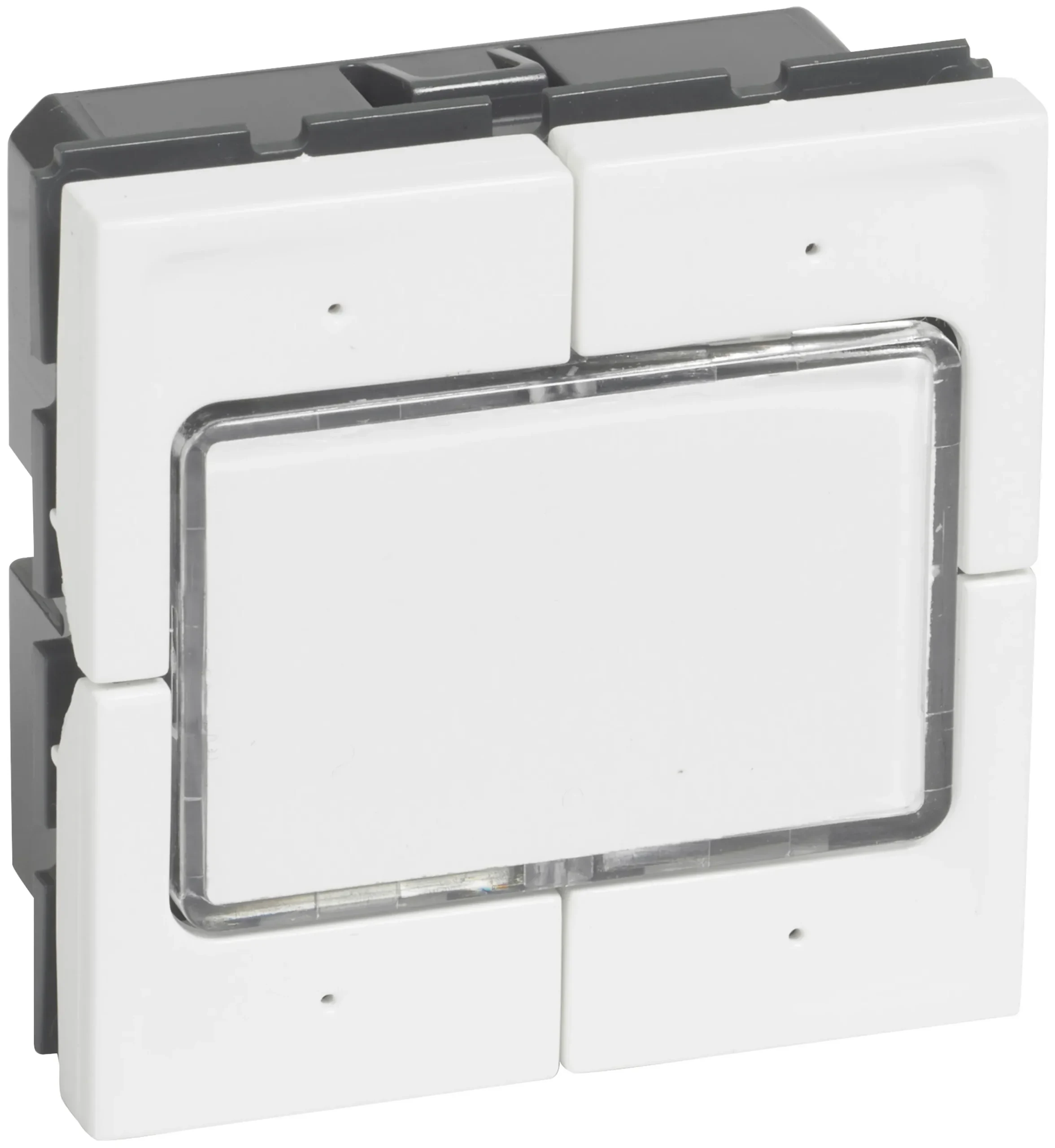 Legrand Legrand 077045L elektronischer Taster 4-fach 2-modulig 0-24V Mosaic ultraweiß