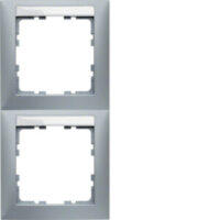 Berker 10129959 RA 2-F SENK.M BSF S.1 aluminium LACK