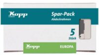 Kopp 401901018 5 Abdeckrahm.2-fach EUR weiß