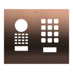 DoorBird D1101KH Modern Aufputz/ Unterputz Frontblende – Bronze-Optik (PVD)