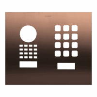 DoorBird D1101KH Modern Aufputz/ Unterputz Frontblende – Bronze-Optik (PVD)
