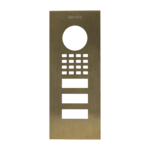 DoorBird D1102V Unterputz Frontblende – Echtes Messing