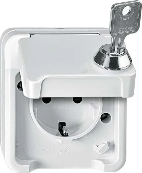 Merten Merten SCHUKO-Steckdose lichtgrau MEG2416-8029