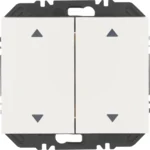 Berker Modul Wippe 2-fach Aufdr. K.1 polar weiß 24127209
