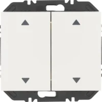 Berker Modul Wippe 2-fach Aufdr. K.1 polar weiß 24127209
