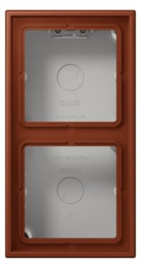 Jung LC 582 A 247 AP-Kappe 2-fach Duroplast lackiert Serie LS terre sienne brûlée 59
