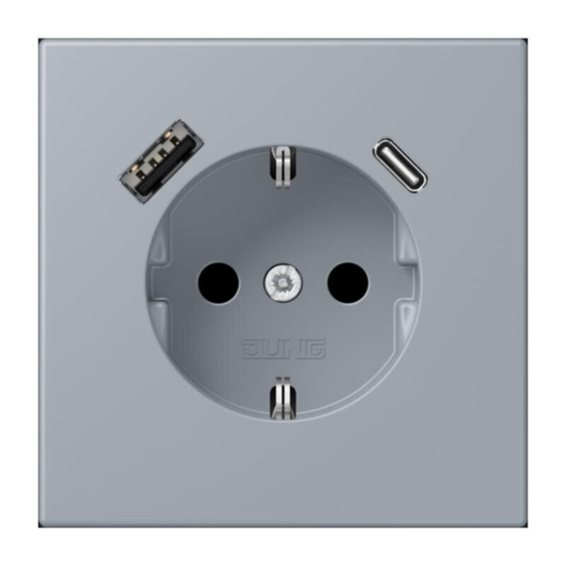 Jung Jung LC1520-15CA257 SCHUKO-Steckdose mit USB Typ AC LC4320O