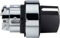 Schneider ZB4BD5 Frontelement schwarz für Wahlschalter 3Stellungen D22mm Metall