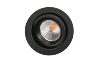 SG LEUCHTEN LED-Einbaustrahler 8x6W Konverter Junistar Eco 905224 8LEDs schwarz 3000K weiß