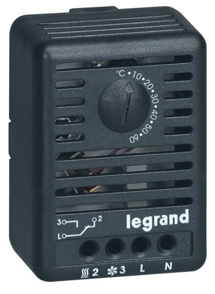 Legrand Legrand 034847 Raumthermostat 230VAC IP20 1S 5A 250VAC 1Ö 10A 250VAC