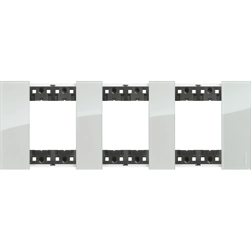 Legrand BTicino KA4802M3DA LivingNow Abdeck- rahmen 3x2-modulig in Farbausführung Sky