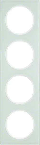 Berker Berker Rahmen Glas/pows 4-fach 10142209
