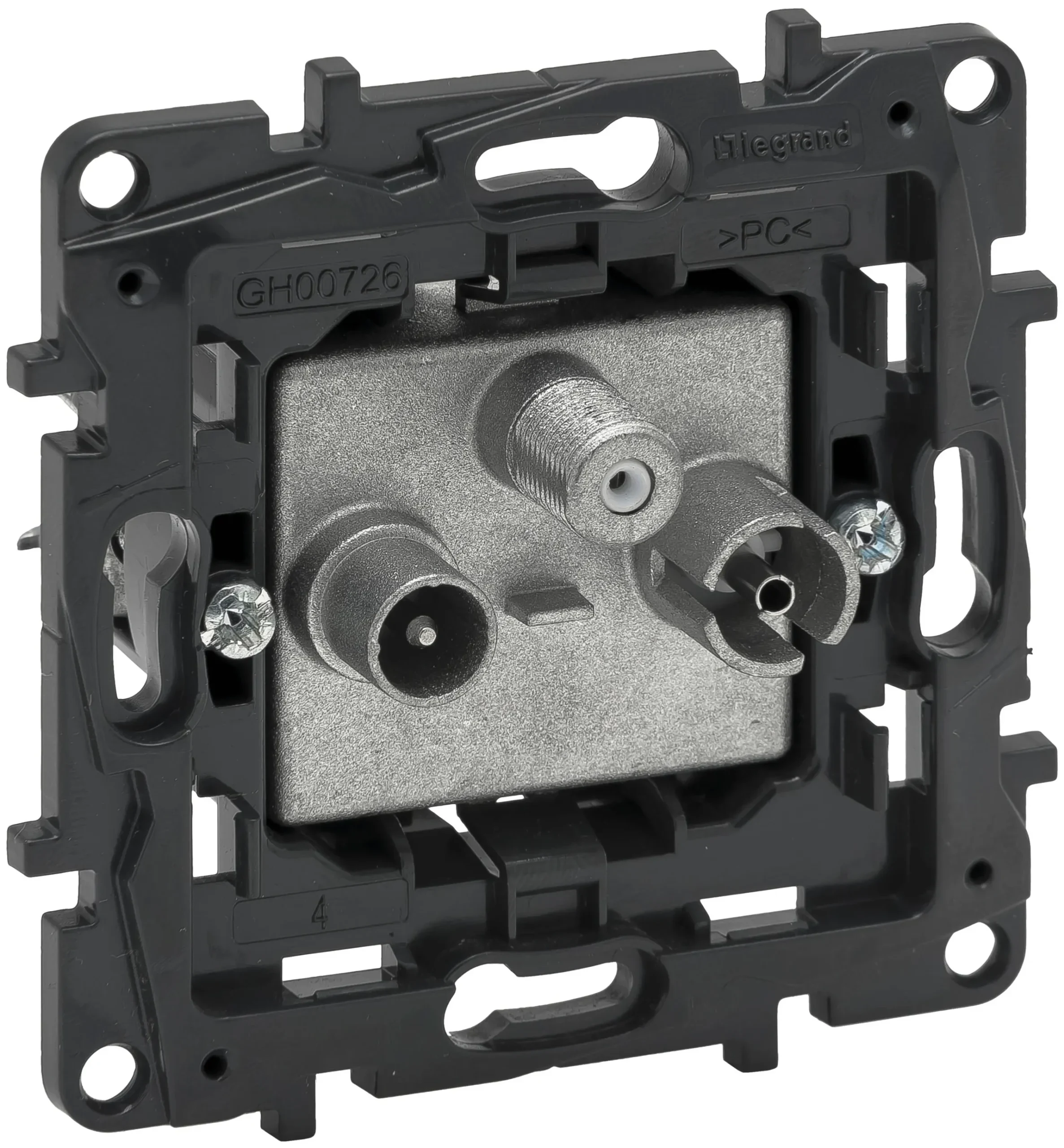 Legrand Legrand 864058 Einsatz TV-R-Sat- Durchgangsdose Niloe Step