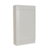 Legrand 135203 AP-Verteiler mit Kunststofftür weiß 3x12M Praktibox S