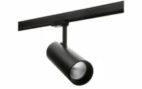 SG LEUCHTEN LED-Schienenstrahler 26W dimmbar TUBE 314475 Konverter 1LED schwarz 3000K weiß schwarz matt