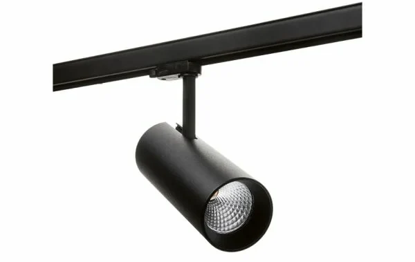 SG LEUCHTEN LED-Schienenstrahler 26W dimmbar TUBE 314475 Konverter 1LED schwarz 3000K weiß schwarz matt