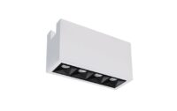 SG LEUCHTEN LED-Schienenstrahler 8W Konverter 320760 dimmbar 1LED weiß 2700K weiß 450lm weiß matt