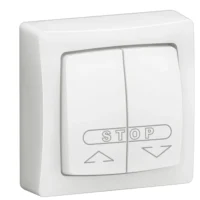 Legrand 086010L OTEO Jalousietaster Komplettgerät für APmontage Weiß