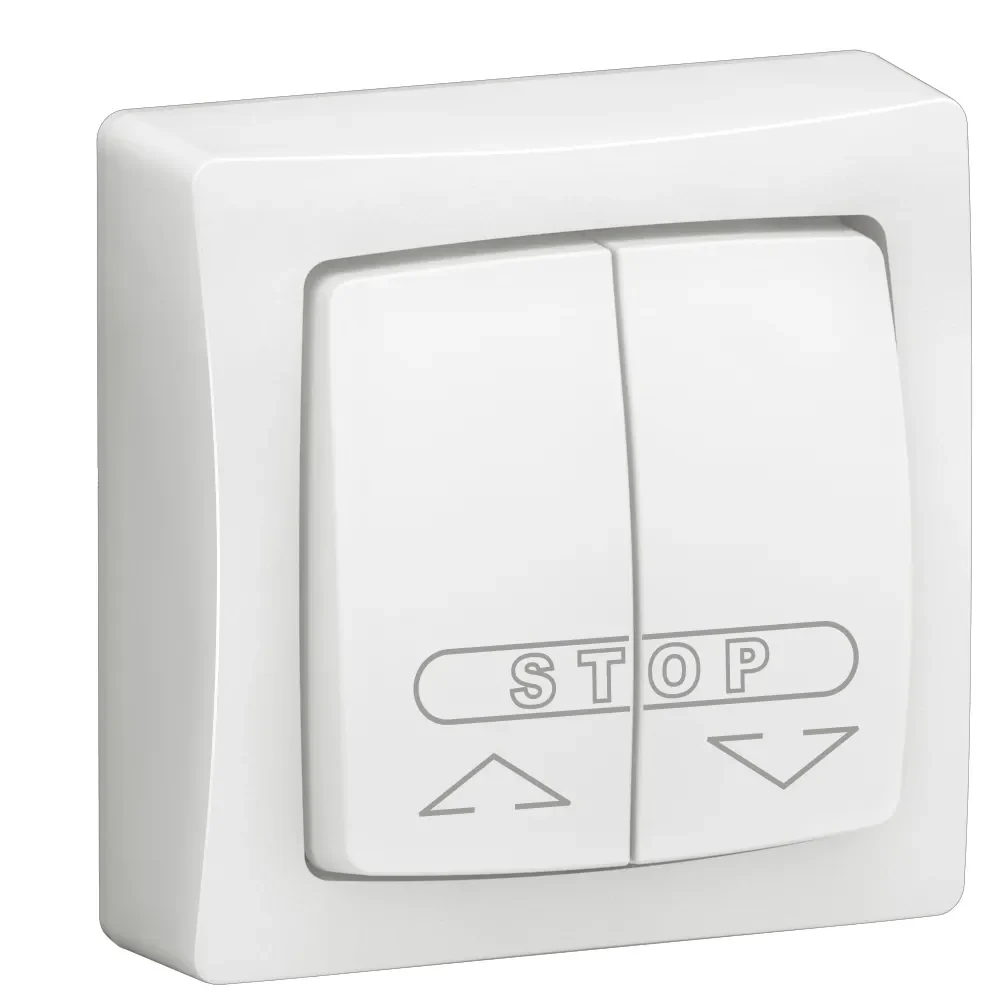 Legrand Legrand 086010L OTEO Jalousietaster Komplettgerät für APmontage Weiß