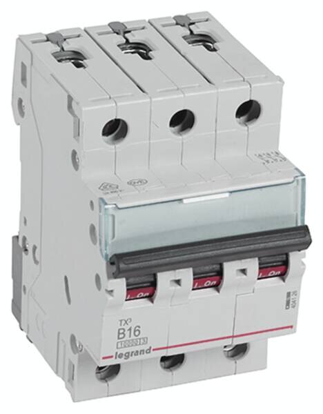 Legrand Legrand 404126 TX3 LS-Schalter B 16A 3-polig 10kA 400VAC 3TE