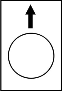 Schneider ZB2BY4951 Bezeichnungsschild 30x40mm weiß HEBEN LANGSAM
