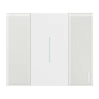 BTicino KA4802DW LivingNow Abdeckrahmen 2-modulig in der Farbausführung Ice
