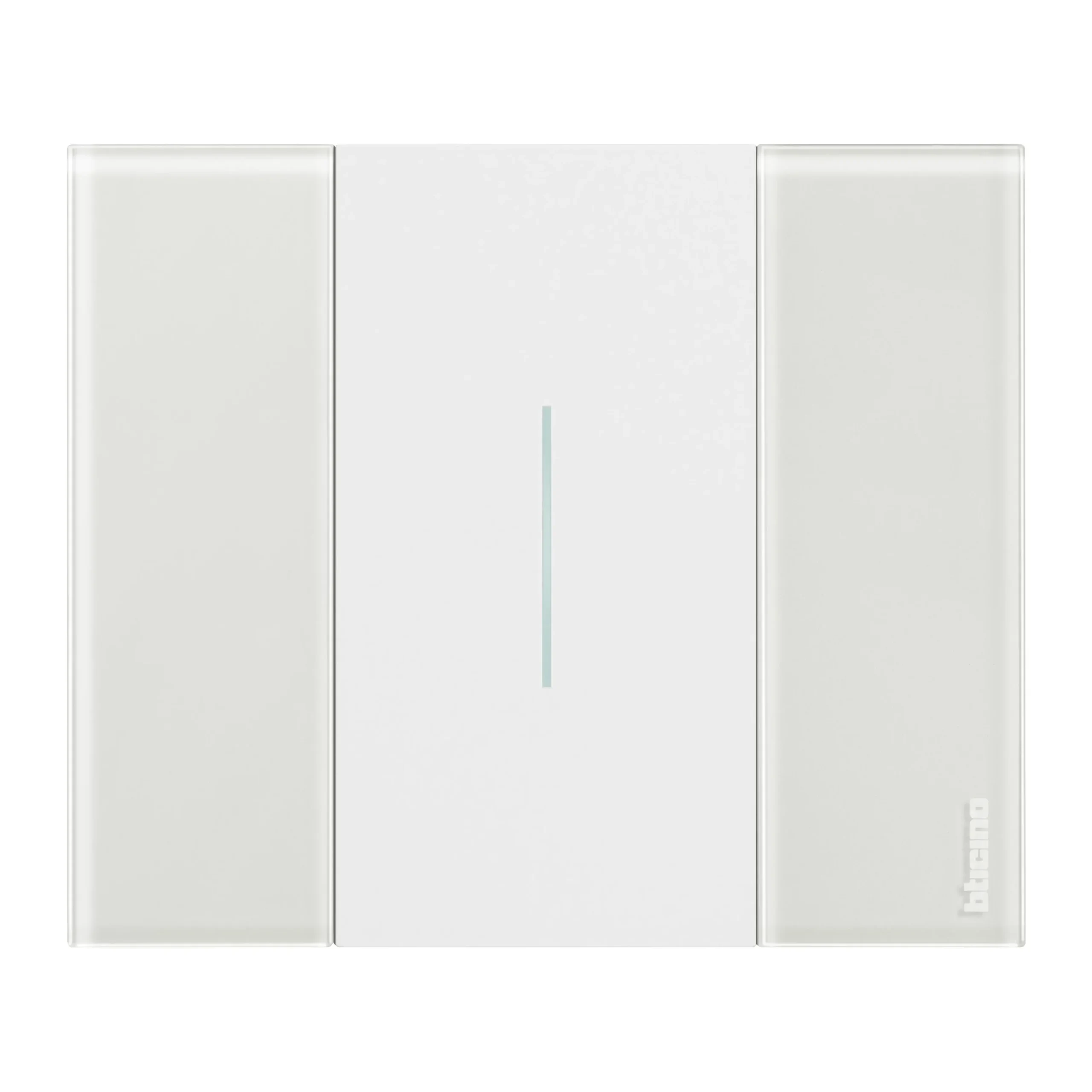 Legrand BTicino KA4802DW LivingNow Abdeckrahmen 2-modulig in der Farbausführung Ice