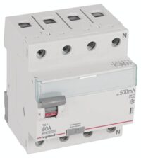 Legrand 411797 TX3 Fi-Schalter 80A 4-polig 500mA Typ A 400VAC 4TE