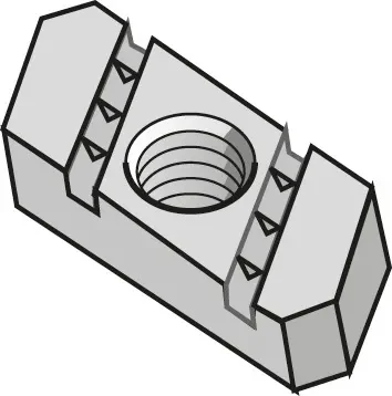 Legrand Legrand CM801804 Selbstblockierende Mutter E41M6 V4A Edelstahl