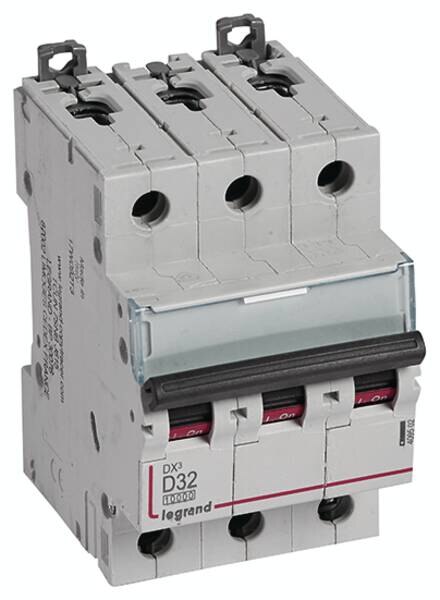 Legrand Legrand 409502 DX3 LS-Schalter D 32A 3-polig 10kA 400VAC 3TE