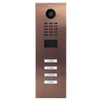 DoorBird D2104V IP Video Türsprechanlage – Bronze-Optik (PVD)