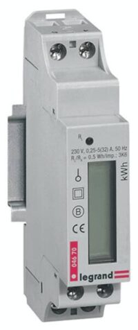 Legrand 004670 Energiezähler EMDX³ 32A 1-phasig Direkt Impulsausgang 1TE