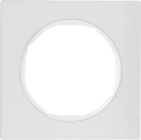 Berker Rahmen Aluminium/pows 1-fach, rund 10112274
