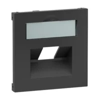 Legrand 765458 SEANO Abdeckung 1x RJ45 f Datendosen Fremdfabrikate Anthrazit