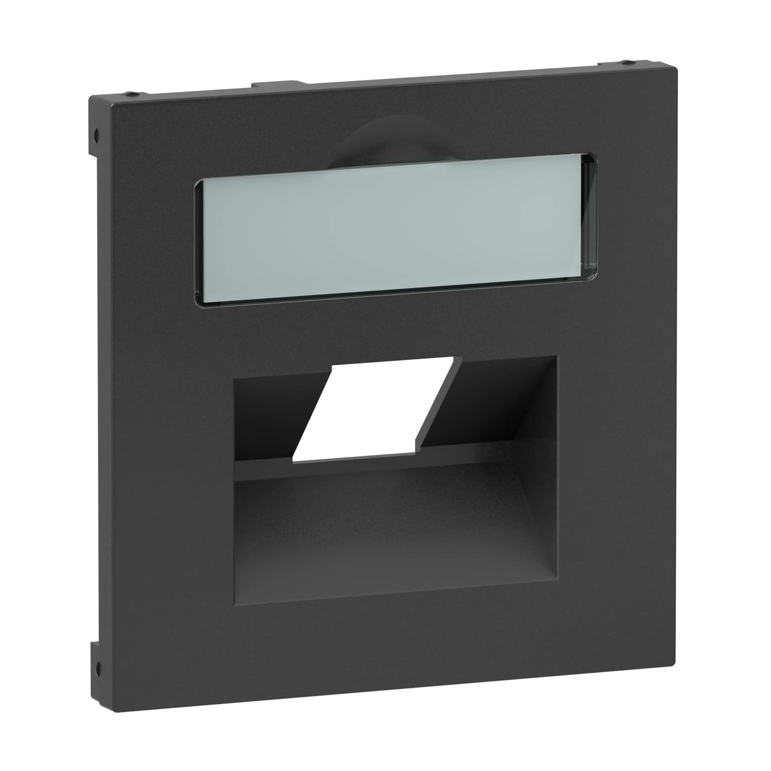 Legrand Legrand 765458 SEANO Abdeckung 1x RJ45 f Datendosen Fremdfabrikate Anthrazit