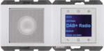 Berker 30807003 Radio Touch mit Lautsprecher DAB+Bluetooth K.x alu