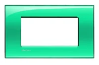 BTicino LNA4804VD LivingLight Abdeck- rahmen für Kompaktinstallation 4M Grün