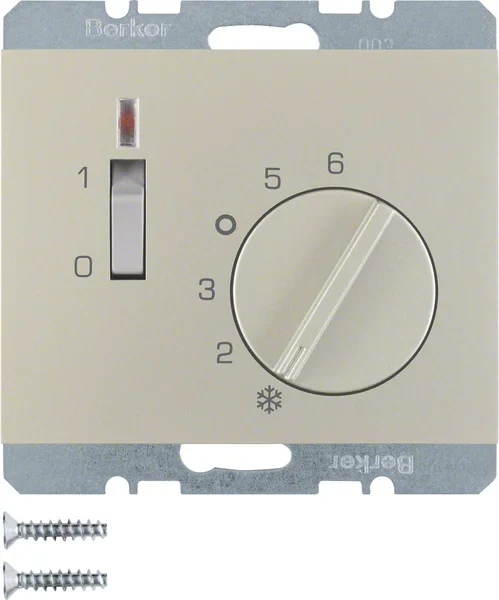 Berker Berker Raumtemperaturregler 24 V mit Öffner, Zentrals 20317104
