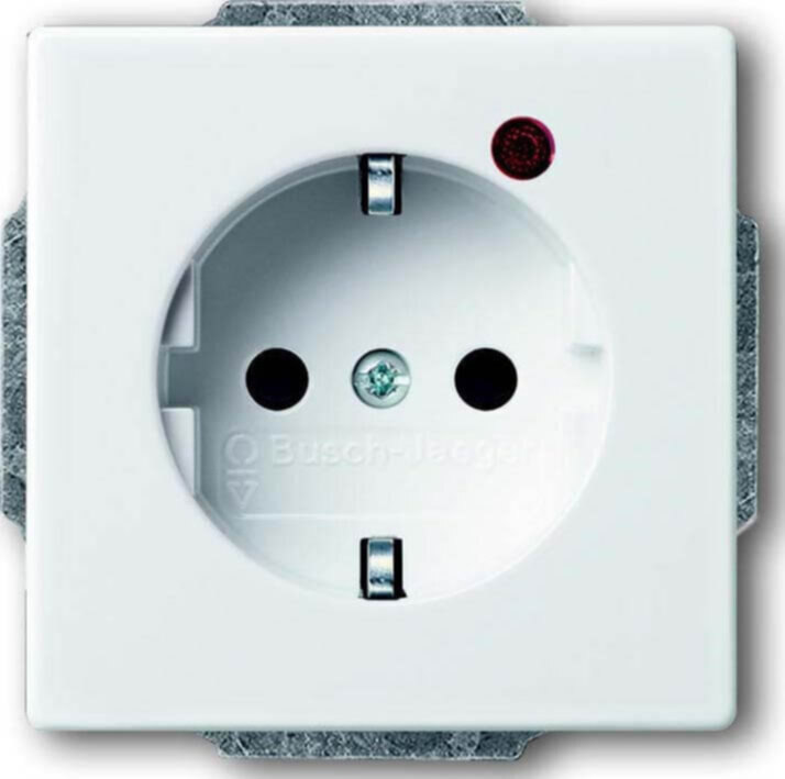 Busch-Jaeger Busch-Jaeger Steckdosen-Einsatz dav/ews mit Über schutz2P+E16A 2310 EUGL/VA-84-11