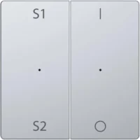 Merten Wippe für Tastermodul 2 fach  Szene1/2 1/0 edelstahl MEG5228-6036