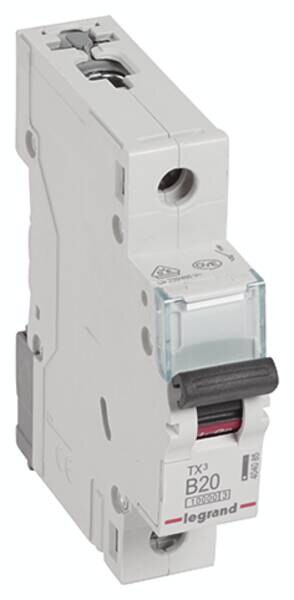 Legrand Legrand 404085 TX3 LS-Schalter B 20A 1-polig 10kA 230/400VAC 1TE