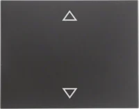 Berker Wippe mit Aufdruck Symbol "Pfeile" K.1 anthraz 14057106