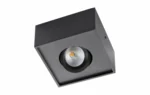 SG LEUCHTEN LED-Anbaustrahler 6W Konverter schwarz GYRO 906213 1LED 2000-2800K weiß 500lm schwarz